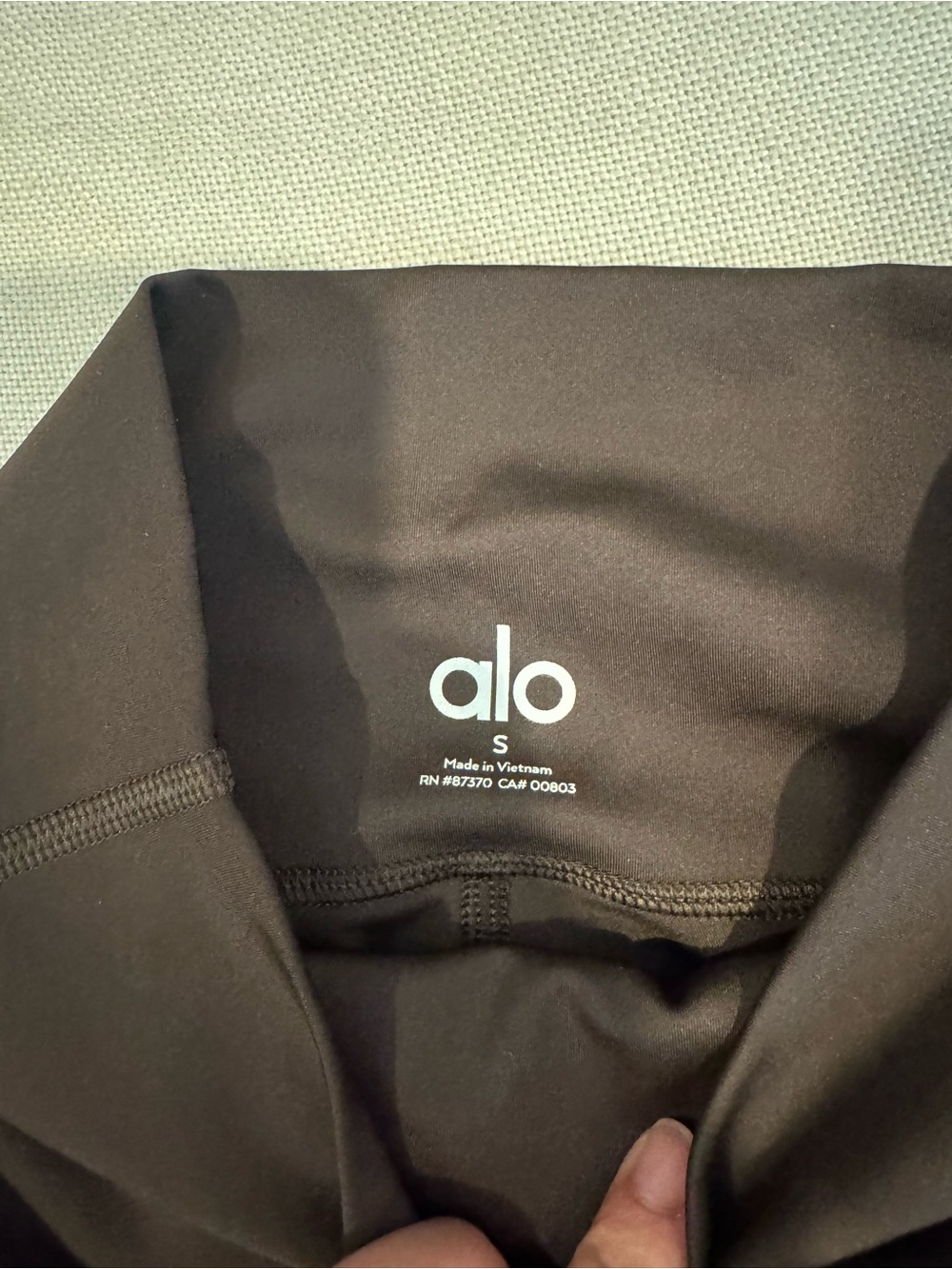 ALO Yoga Brown High-Waist Airlift Legging - Picture 2 of 3